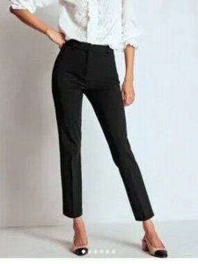Boden Highgate Ponte Pants-Black - Size 14R